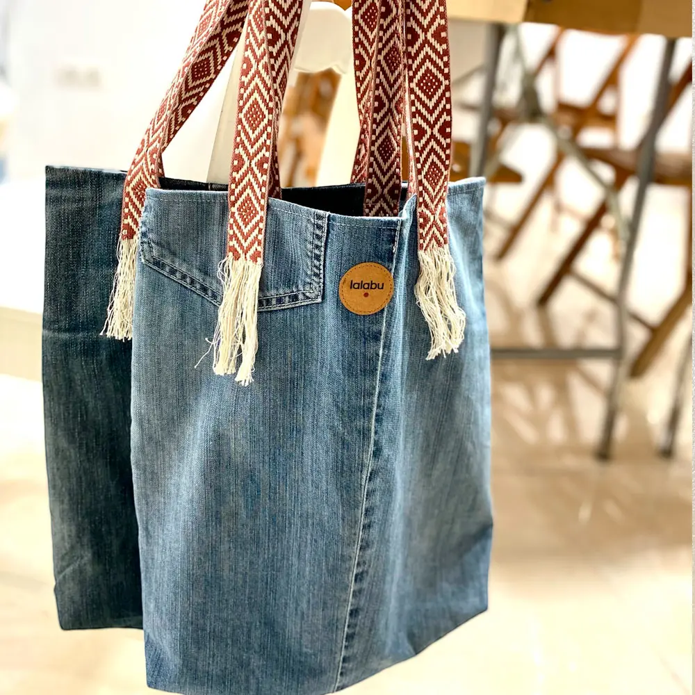 EcoVisc - lalabu - Tote Bag Denim